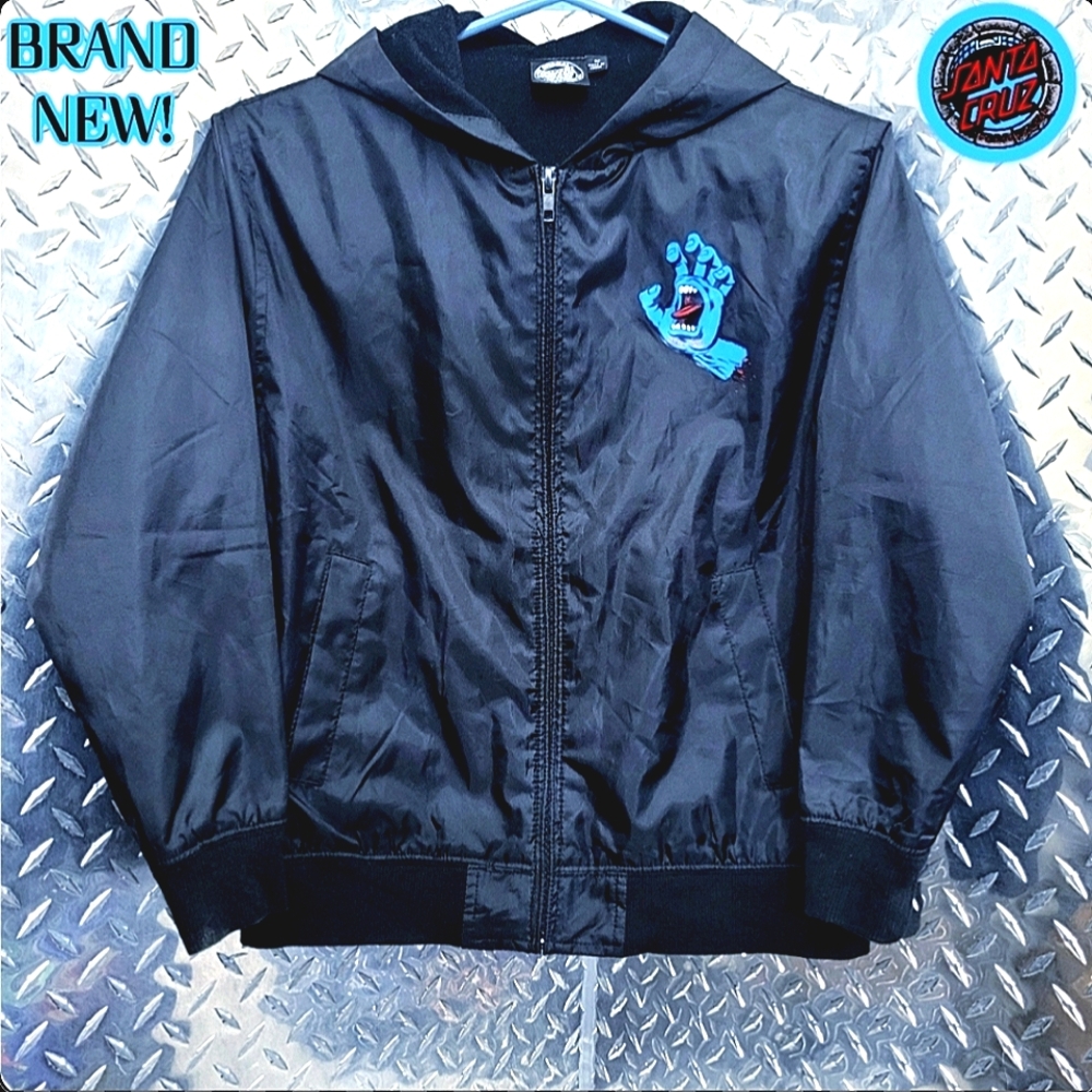 Santa Cruz lined youth windbreaker